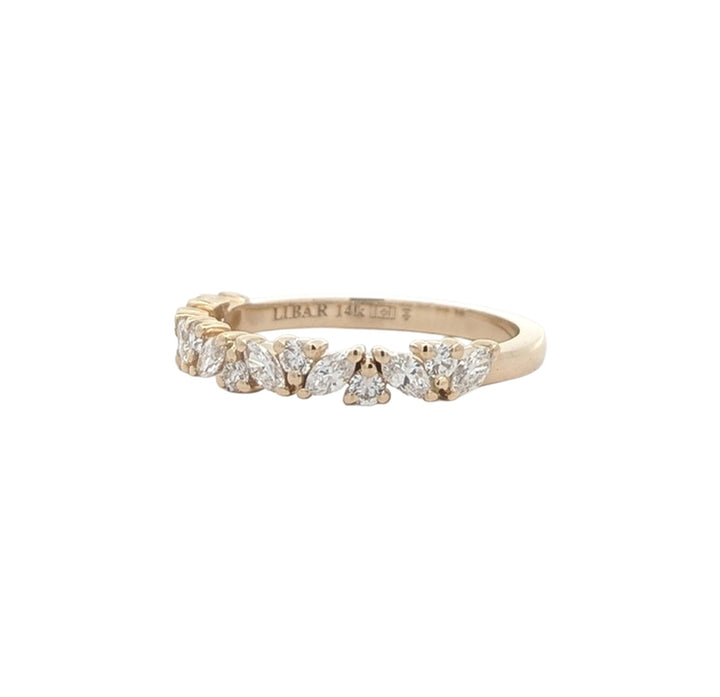 14K Yellow Gold 0.46ctw Diamond Band