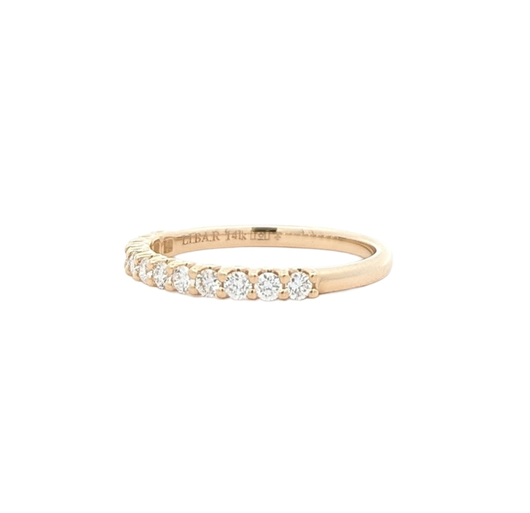 14K Yellow Gold 0.35ctw Diamond Band
