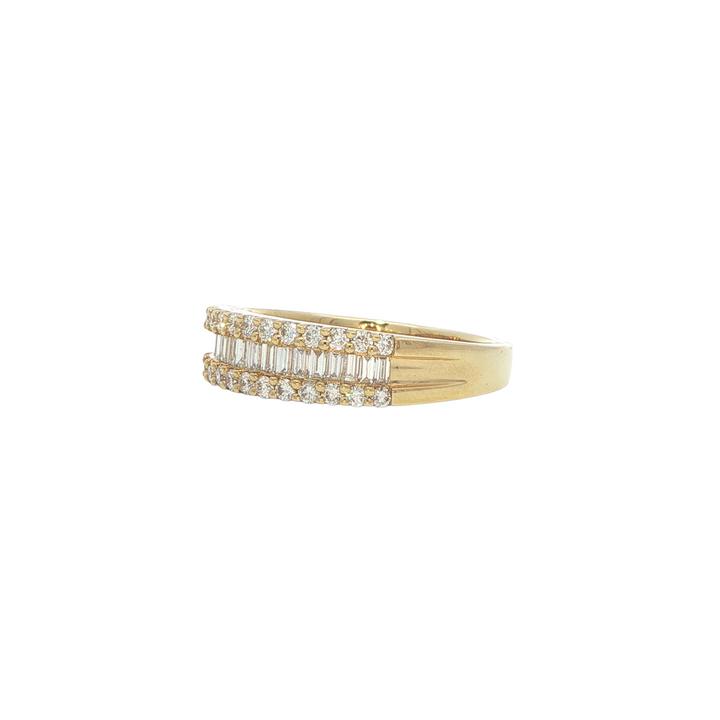 18K Yellow Gold 0.62ctw Diamond Band