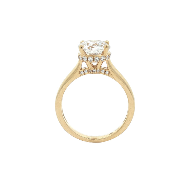 18KT Yellow Gold 2.28ctw Lab Grown Diamond Engagement Ring