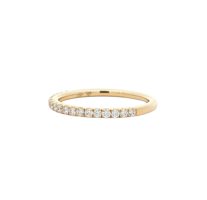 18K Yellow Gold 0.27ctw Diamond Band