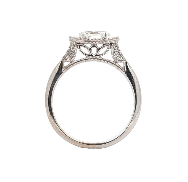 18K White Gold 0.54ctw Diamond Ring