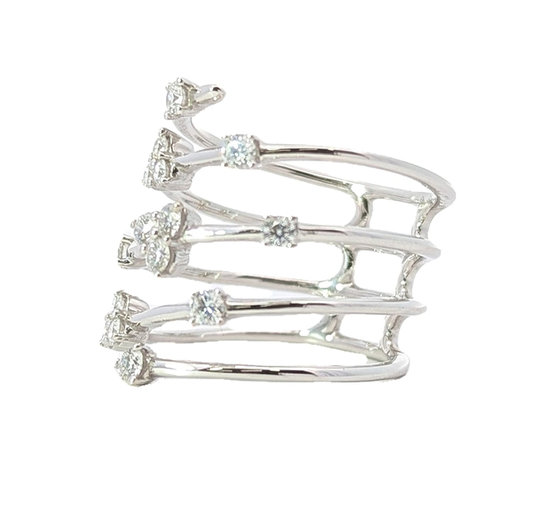 18KT White Gold 0.60ctw Diamond Ring