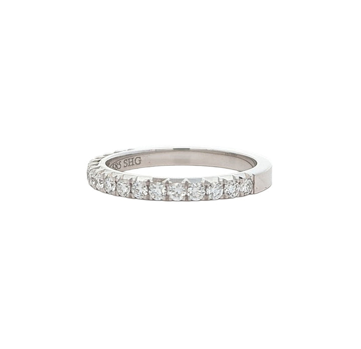 14K White Gold 0.43ctw Diamond Band