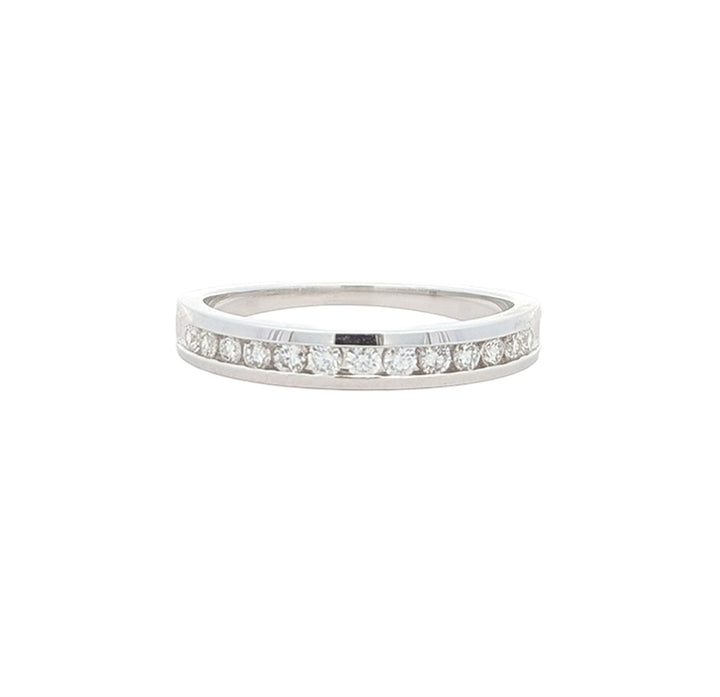 14KT White Gold 0.25ctw Diamond Band