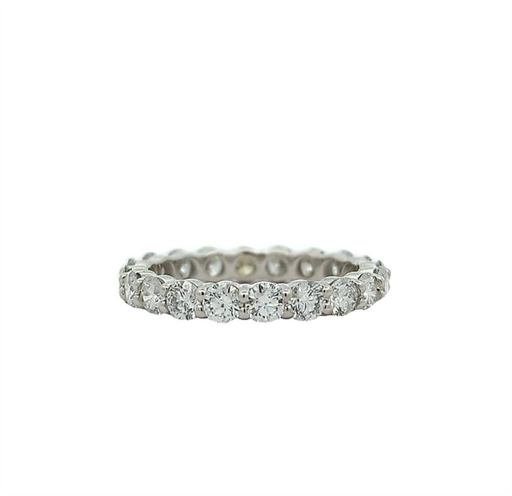 18KT White Gold 2.25ctw Diamond Estate Eternity Band