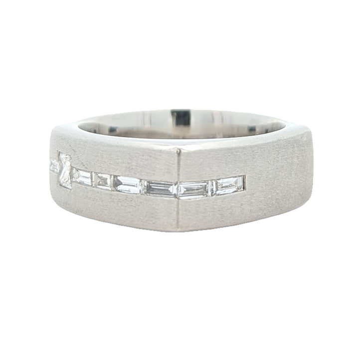 Platinum Men's Diamond Estate Band