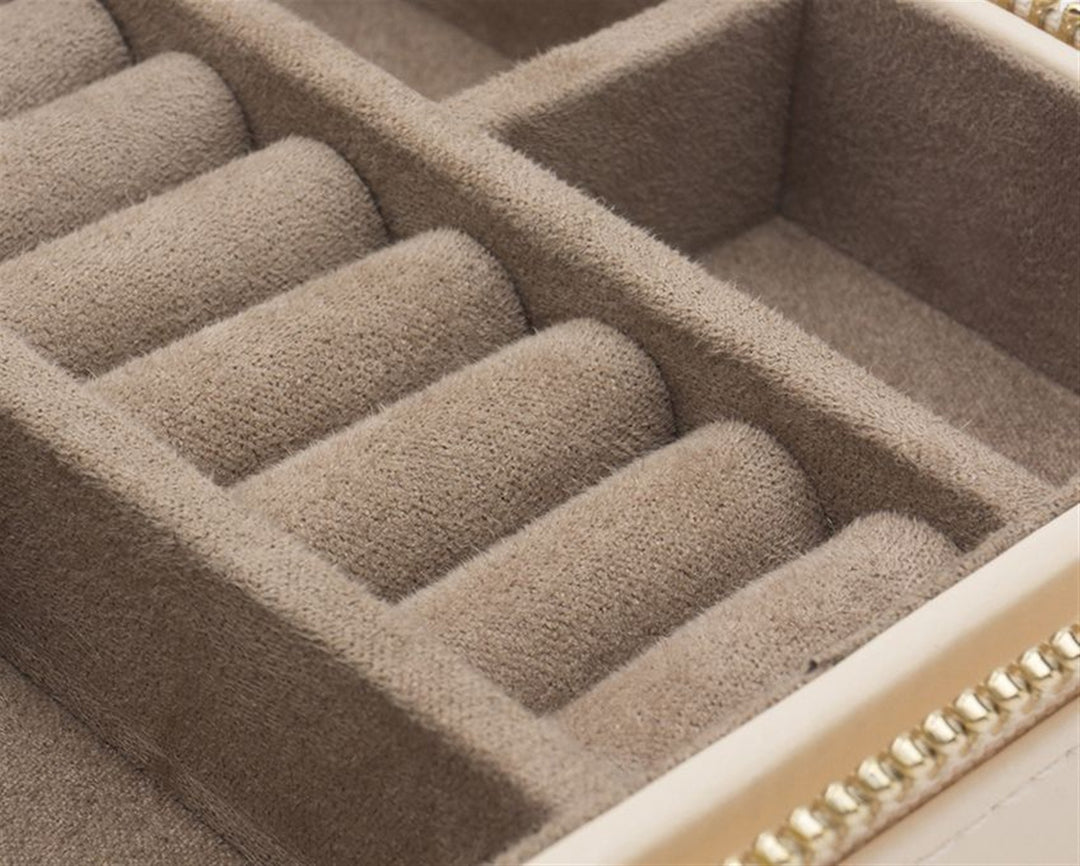 Caroline Zip Travel Case - Ivory