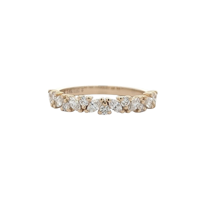 14K Yellow Gold 0.46ctw Diamond Band