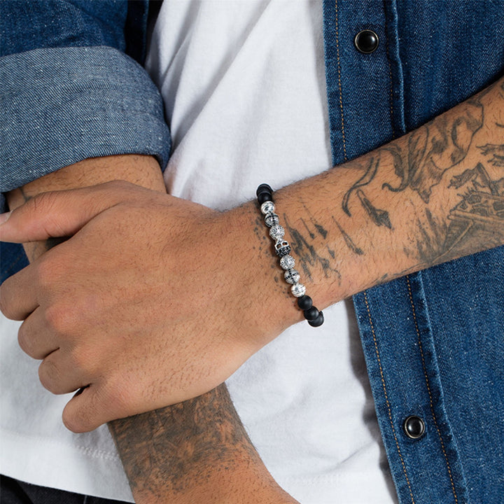 Thomas Sabo Sterling Silver Skull Bracelet