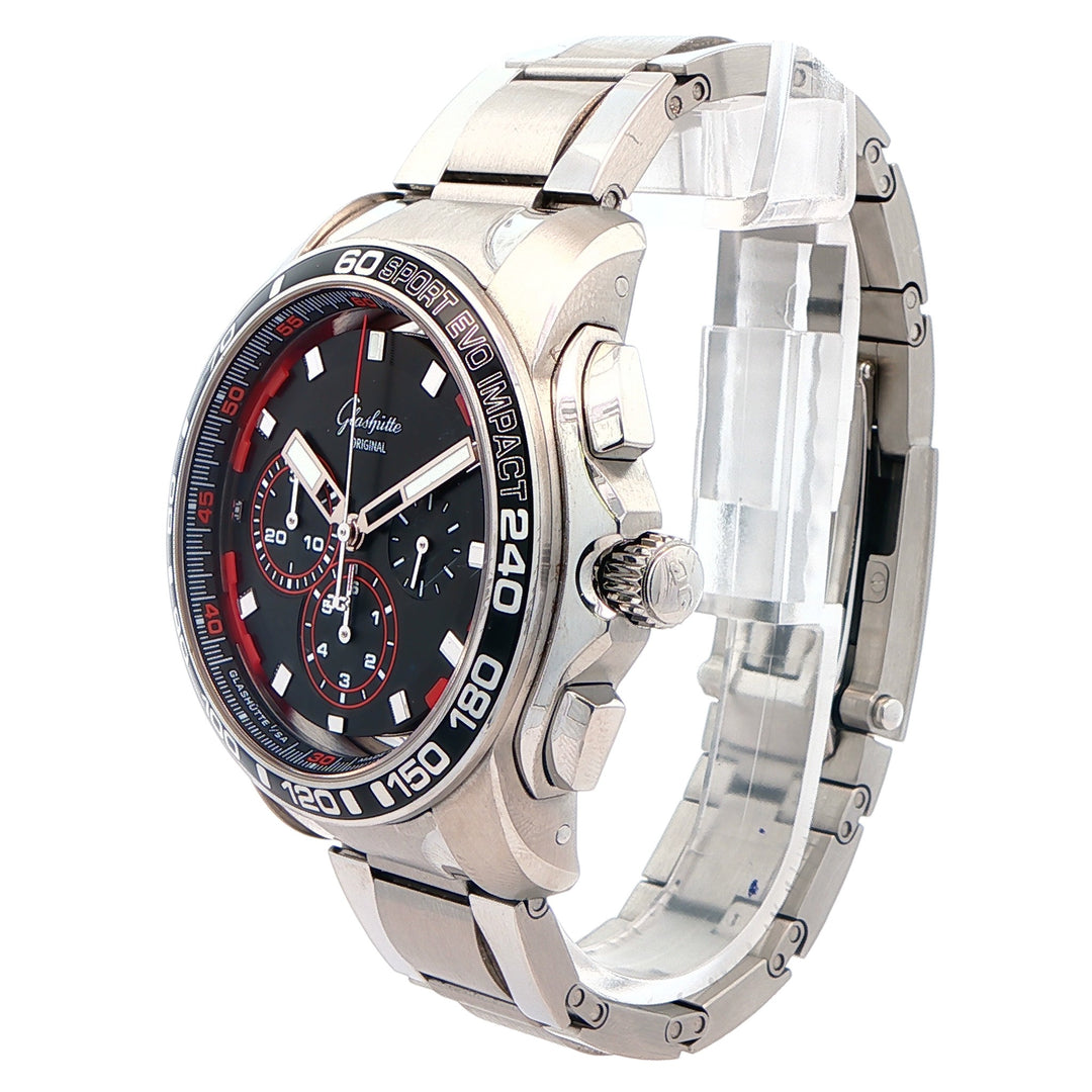 Glashütte Original Sport Evolution Impact Chronograph 1-39-31-73-73-14 46mm Circa 2014