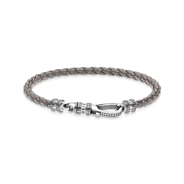 Thomas Sabo Grey Leather Bracelet