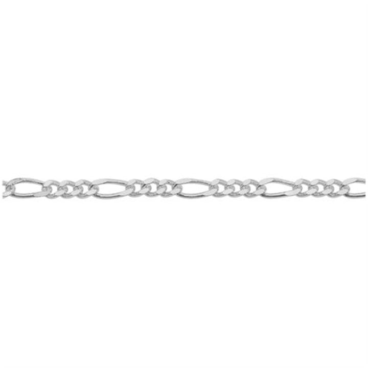 Sterling Silver 16" 2.2mm Figaro Chain