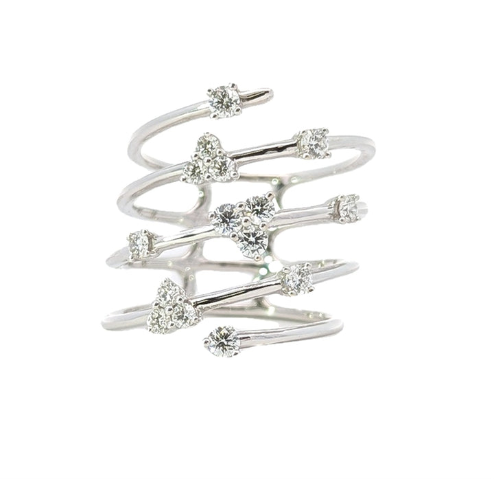 18KT White Gold 0.60ctw Diamond Ring