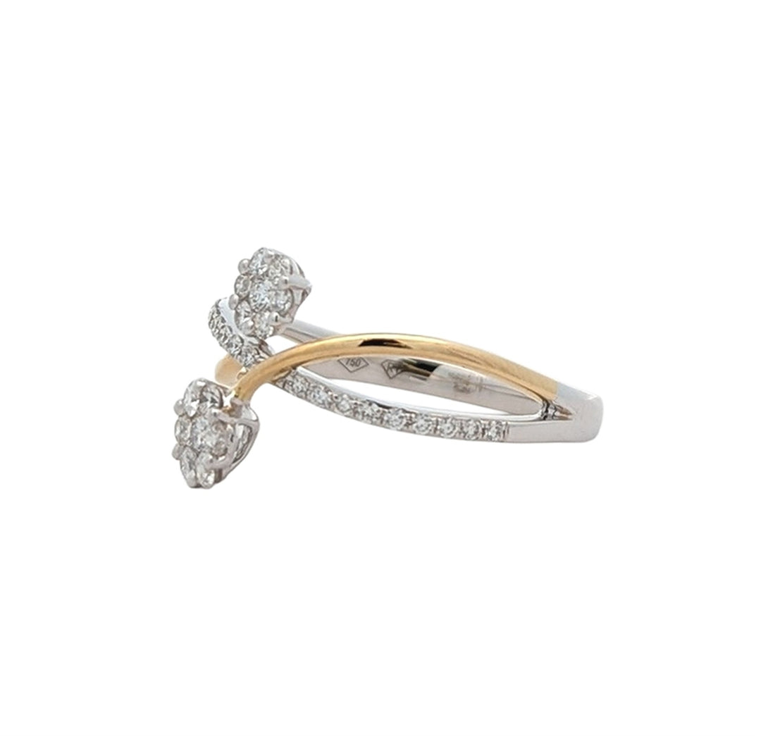 18K Two-Tone 0.36ctw Diamond Ring