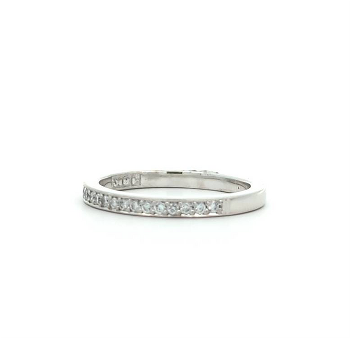 18KT White Gold 1.83ct "Tacori" Estate Engagement Ring and Matching Band