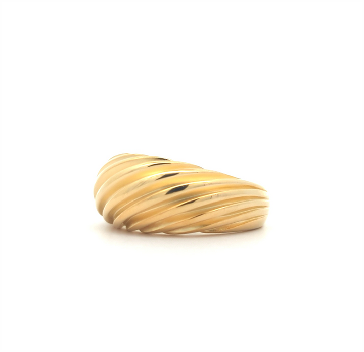 Sterling Silver Gold Plated Ring