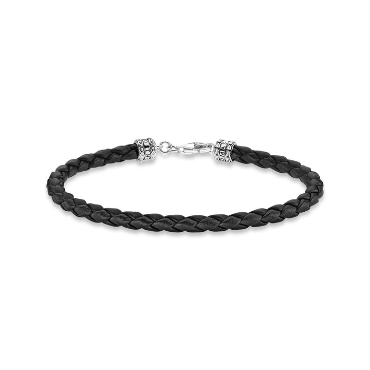 Thomas Sabo Black Leather Bracelet