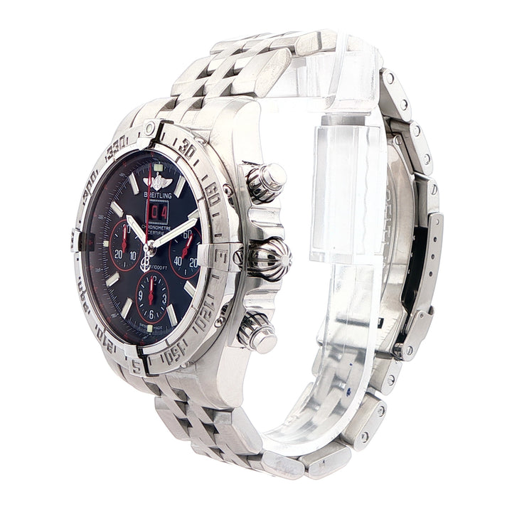 Breitling Chronomat Blackbird Red Strike Limited Edition A44359 43mm 2010