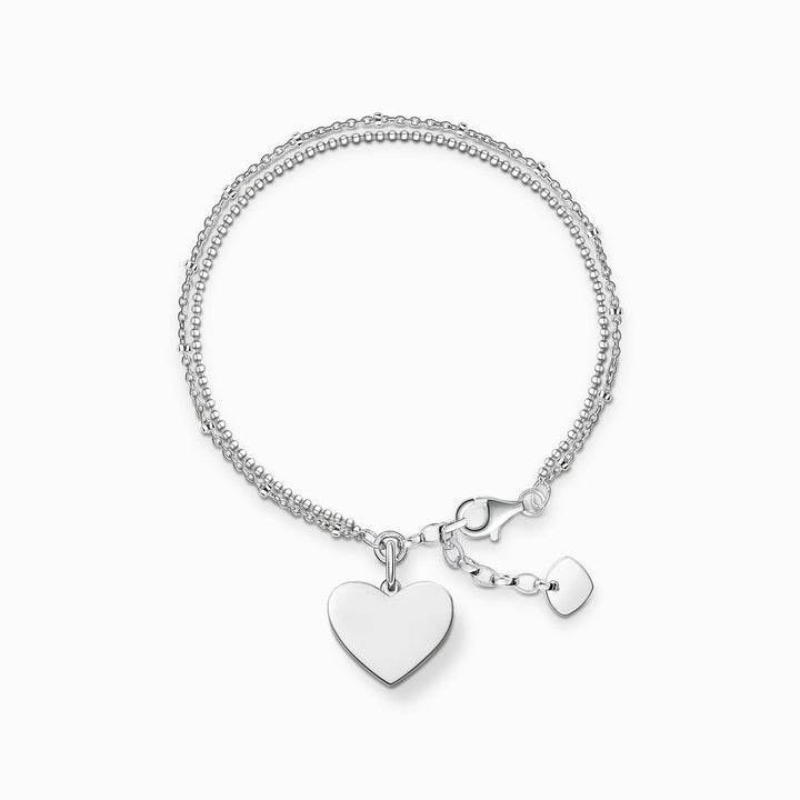Thomas Sabo Sterling Silver Heart Bracelet