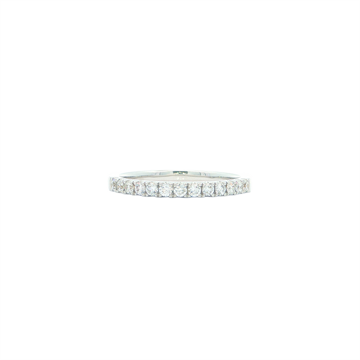 18KT White Gold 0.29ctw Diamond Band