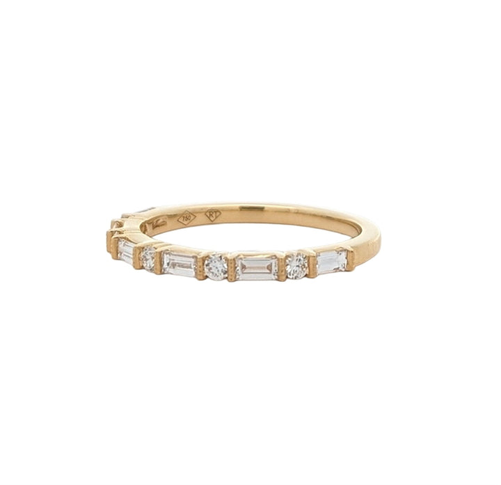 18K Yellow Gold 0.45ctw Diamond Band