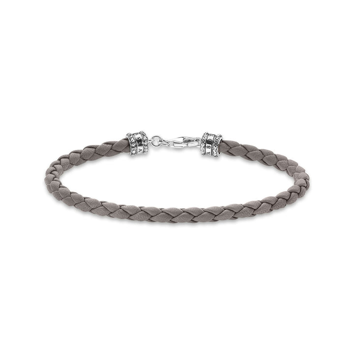 Thomas Sabo Leather bracelet grey