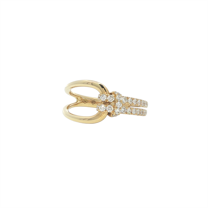 18K Yellow Gold 0.33ctw Diamond Ring