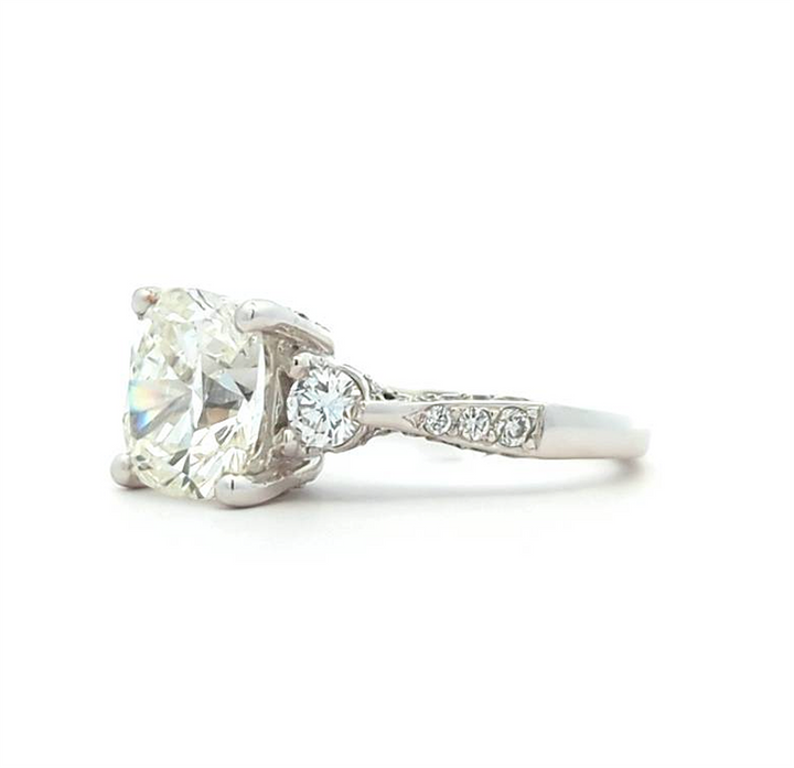 14KT White Gold 4.00ctw Diamond Engagement Ring