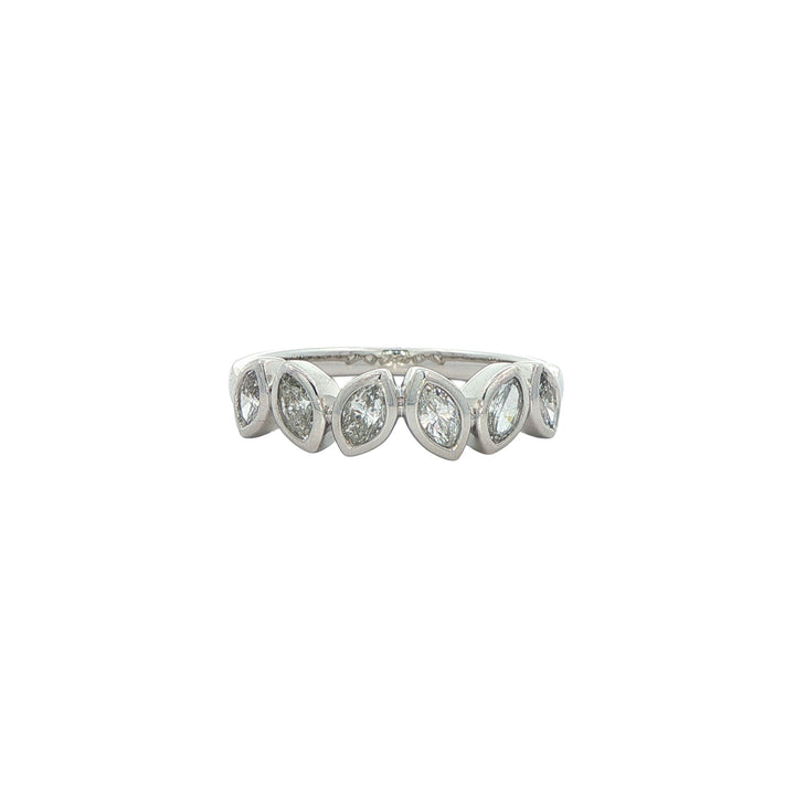 18K White Gold 0.53ctw Diamond Band