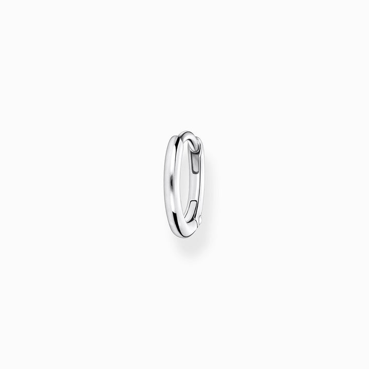 Single Hoop Earring Classic Silver