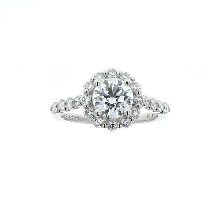Platinum 1.73ctw Diamond Estate Engagement Ring