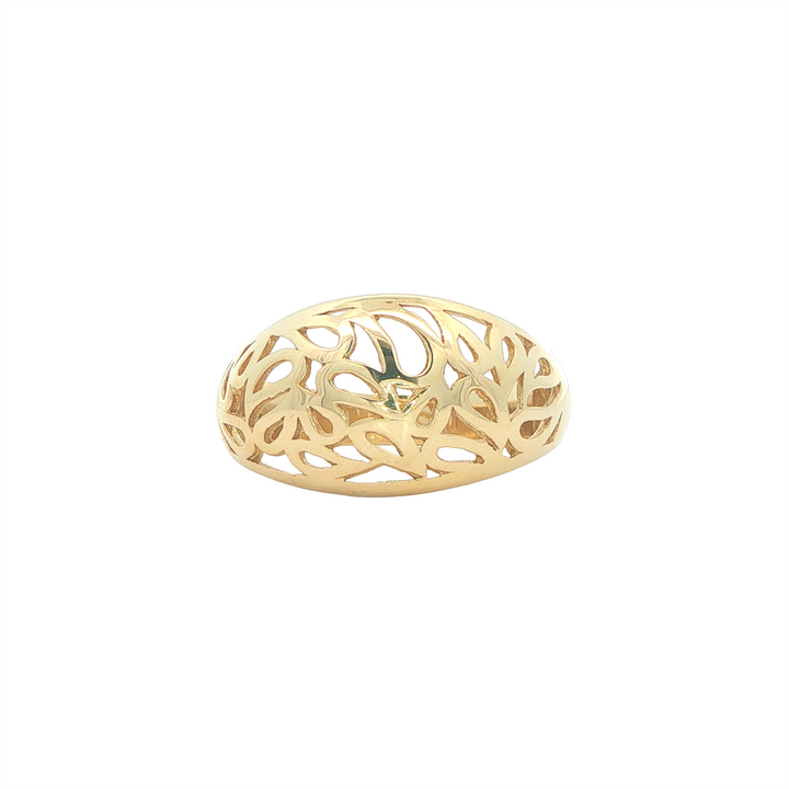 10KT Yellow Gold Filigree Fashion Ring