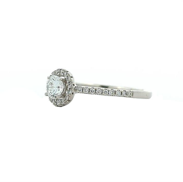 14KT White Gold 0.30ctw Lab Grown Diamond Engagement Ring