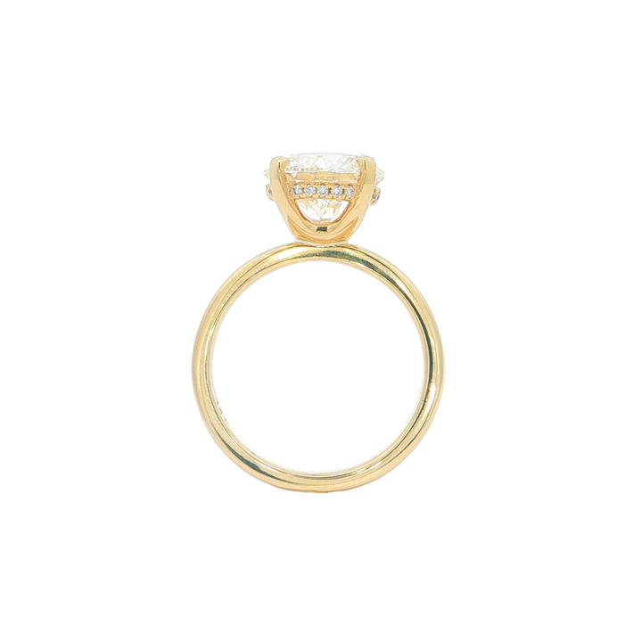 14KT Yellow Gold 3.06ctw Lab Grown Diamond Engagement Ring