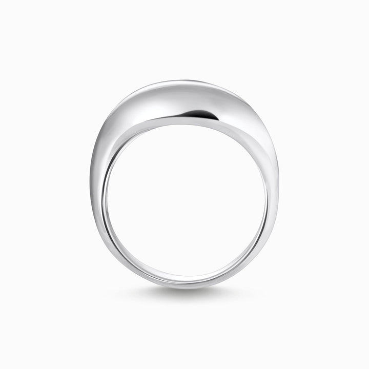 Thomas Sabo Sterling Silver Ring In Organic Shape
