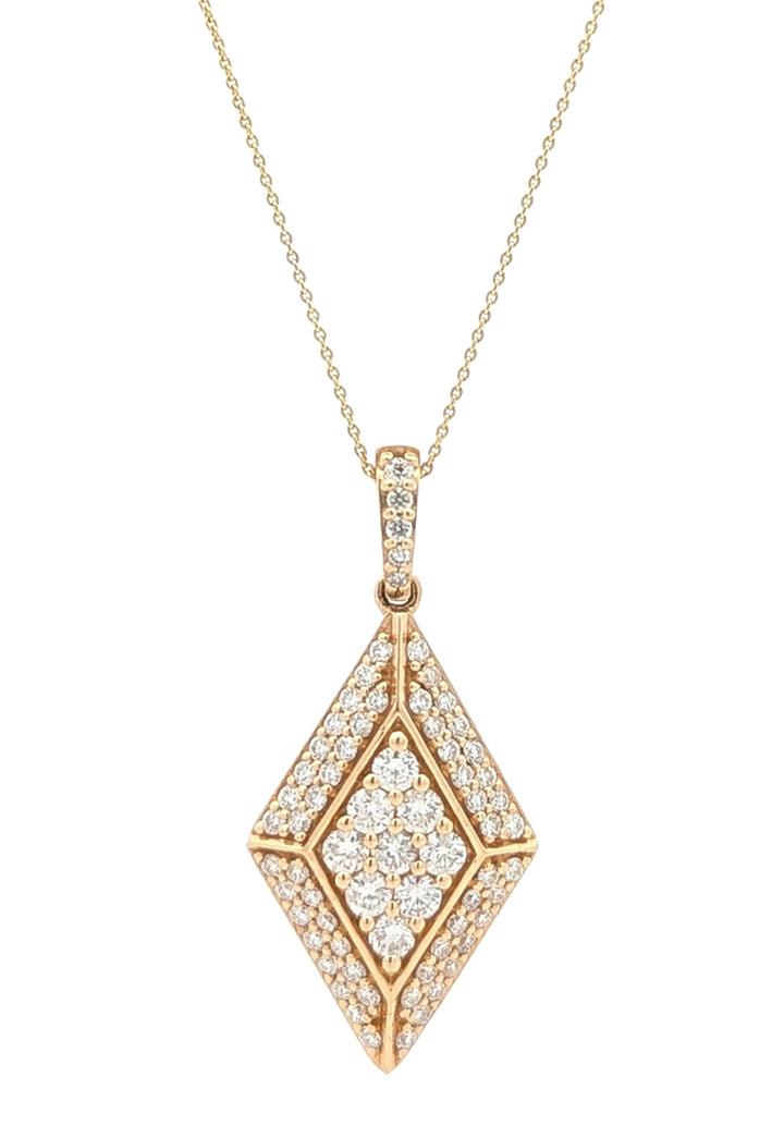 14KT Yellow Gold 1.00ctw Diamond 18" Necklace
