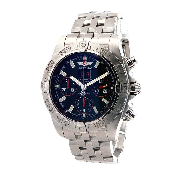 Breitling Chronomat Blackbird Red Strike Limited Edition A44359 43mm 2010