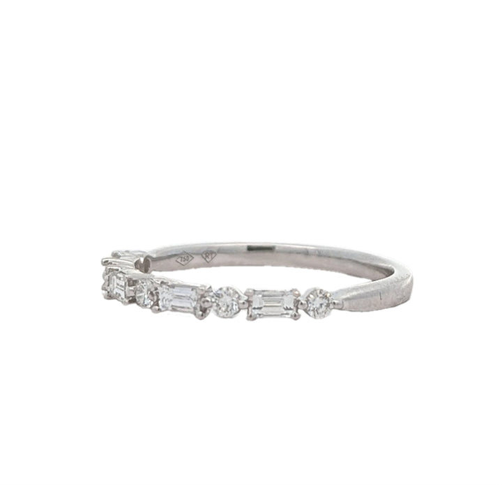 18K White Gold 0.37ct Diamond Band