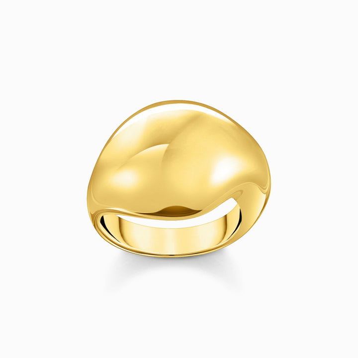 Thomas Sabo Gold-Plated Ring In Organic Drop-Shape